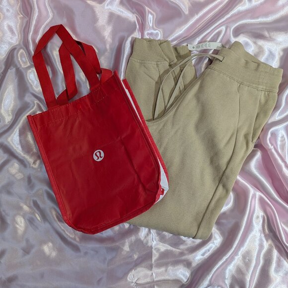 Lululemon Scuba High-Rise Jogger *Fleece 28" Trench Size 2 *Free Small Tote - Picture 1 of 14
